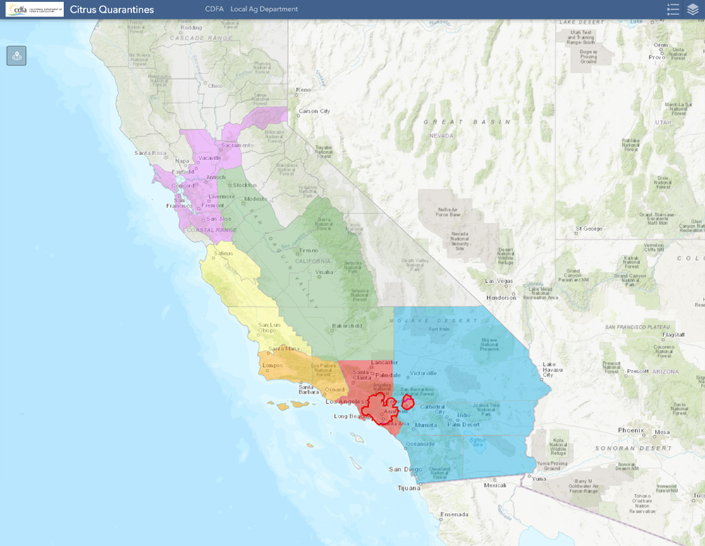 California Areas at Risk